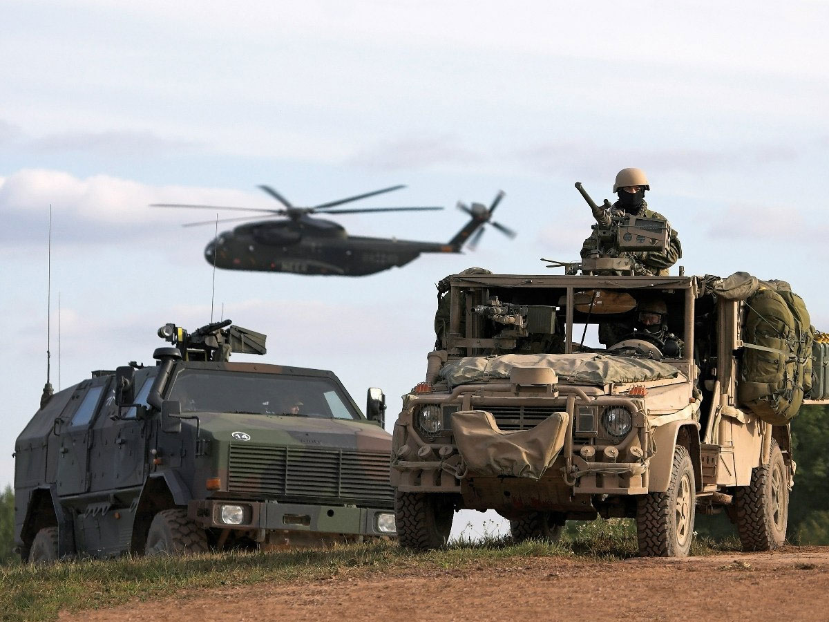 Военные НАТО провели в Эстонии учения в «страшных» зимних условиях  